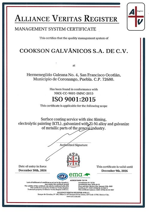 Cert. Eng Cooksong